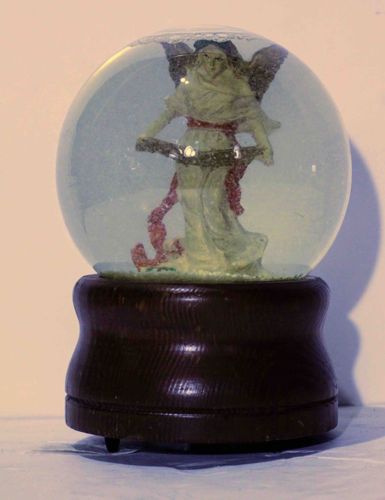 Vintage Angel Musical Snow Globe