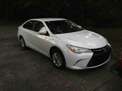 White 2015-2017 Toyota Camry Sedan