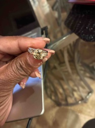 Diamond Solitaire Engagement Ring with Pave Set Band