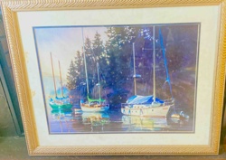 Framed Sailboat Print