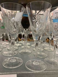 Cut Glass Stemware Goblets