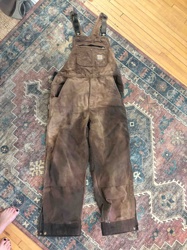 Used Carhartt Duck Bib Overalls