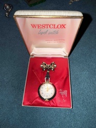 Westclox Lapel Watch in Original Box
