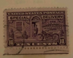 U.S. Special Delivery Postage Stamp, 10 Cents