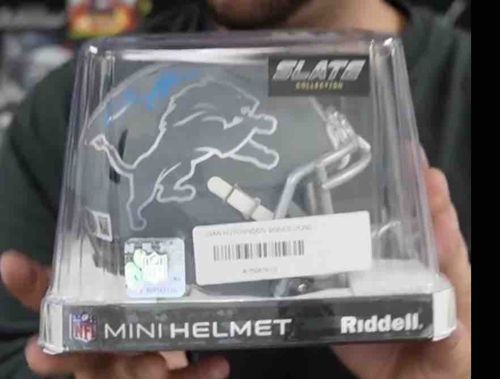 Riddell NFL Slate Collection Detroit Lions Mini Helmet