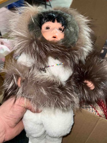 Artisan Inuit Style Porcelain Collector Doll