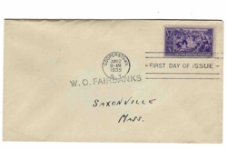 1939 Cooperstown First Day of Issue Baseball Centenary Stamp Envelope