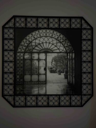 Decorative Framed Wall Art with Ornate Metalwork