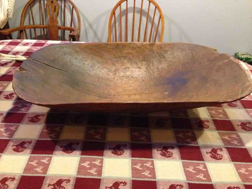 Antique Wooden Dough Bowl or Trencher