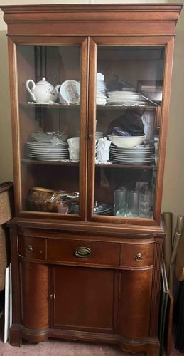 Art Deco Style China Cabinet / Display Hutch