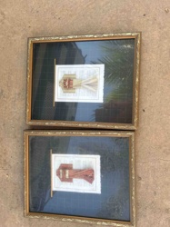 Pair of Framed 3D Paper Sculptures / Collages