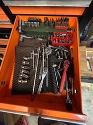 Mechanic's Tool Drawer with Assorted Hand Tools