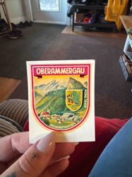 Oberammergau Passion Play Souvenir Sticker