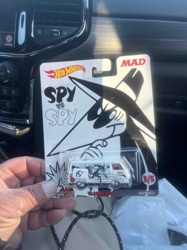 Hot Wheels 'MAD Spy vs Spy' '70s Dodge A100 Van