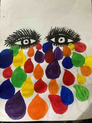 Colorful Tears Artwork