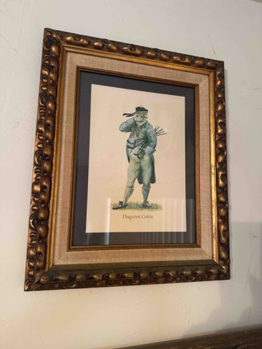 Framed 'Disgusted Cacle' Print