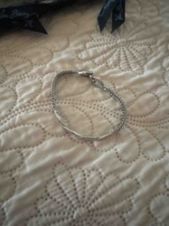 Silver-Tone Bar Bracelet