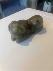 Stone Frog Carving