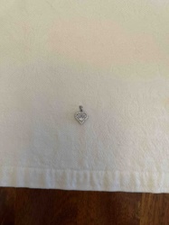 Heart-Shaped Diamond Halo Pendant