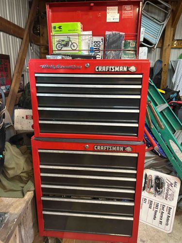 Craftsman Harley-Davidson Stackable Tool Chest and Cabinet