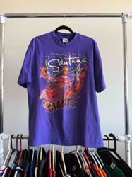 Vintage Santana San Francisco Giants Concert/Merchandise T-Shirt