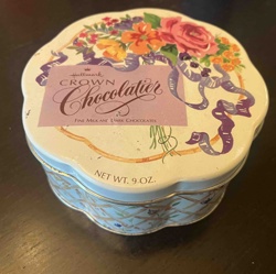 Hallmark Crown Chocolatier Decorative Tin