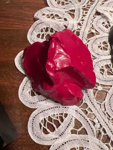 Vibrant Red Slag Glass Cullet