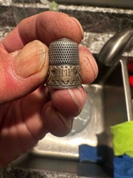 Personalized Metal Thimble