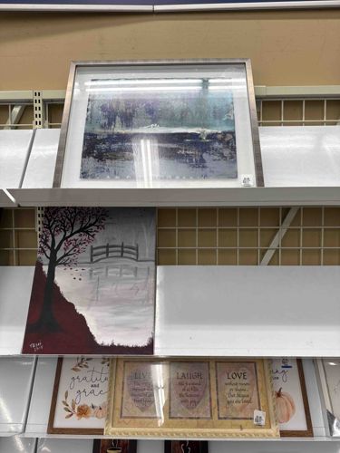 Contemporary Abstract Landscape Framed Print