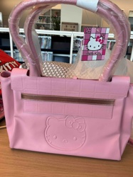 Hello Kitty Pink Embossed Handbag/Tote Bag