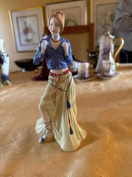 Contemporary Woman Porcelain Figurine