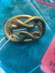Vintage Knot Design Brooch