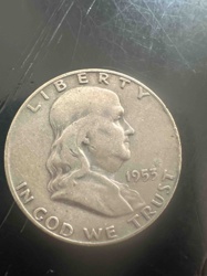 1953 Franklin Half Dollar (Obverse)