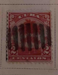 Cuban 2 Centavos Revenue Stamp