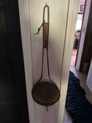 Antique Fireplace Popcorn Popper