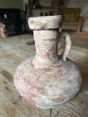Ancient Terracotta Juglet with Single Handle
