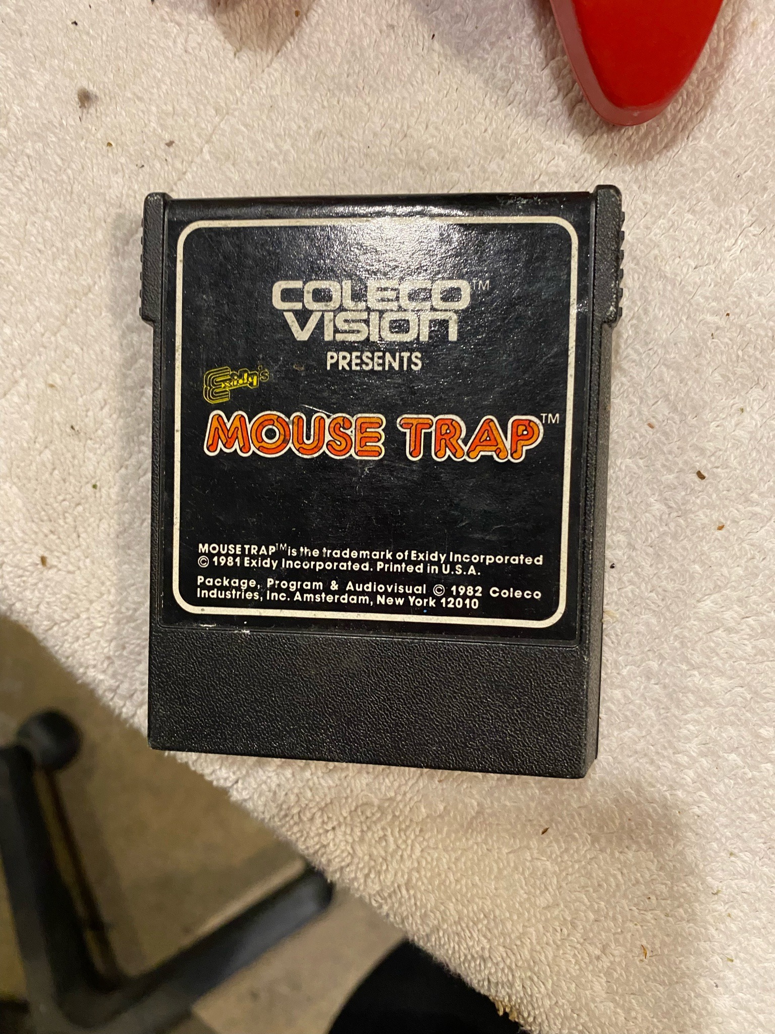 Submitted photo of ColecoVision Mouse Trap Game Cartridge (unverified)