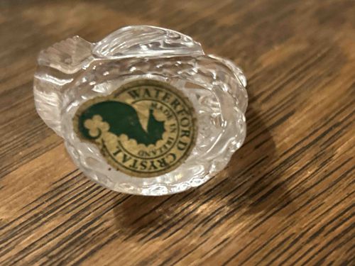 Waterford Crystal Shamrock Paperweight or Decorative Object