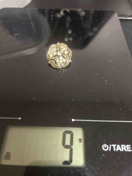 Rhinestone Cluster Brooch