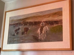 Western Ranch Scene Painting