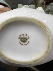 Lefton China Hand Painted Planter or Trinket Dish