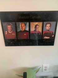 Starfleet Captains Framed Print / Collage