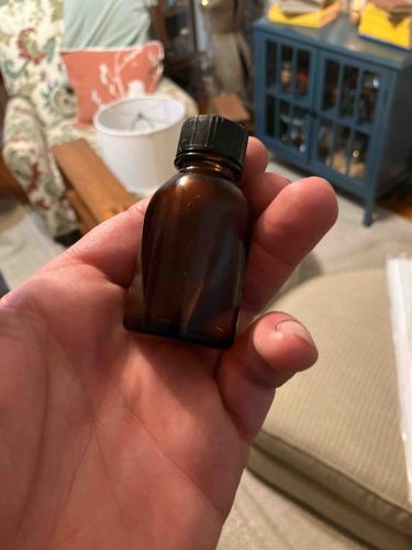 Vintage Brown Glass Bottle