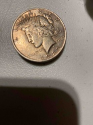1923 Peace Silver Dollar