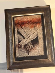 Framed Figural Oil Painting by Rosemary Feit Covey