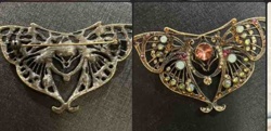 Art Nouveau Style Moth/Butterfly Brooch