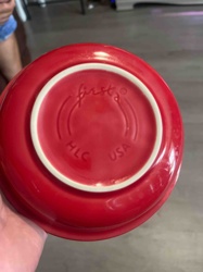 Fiesta Ware Red (Scarlet) Bowl