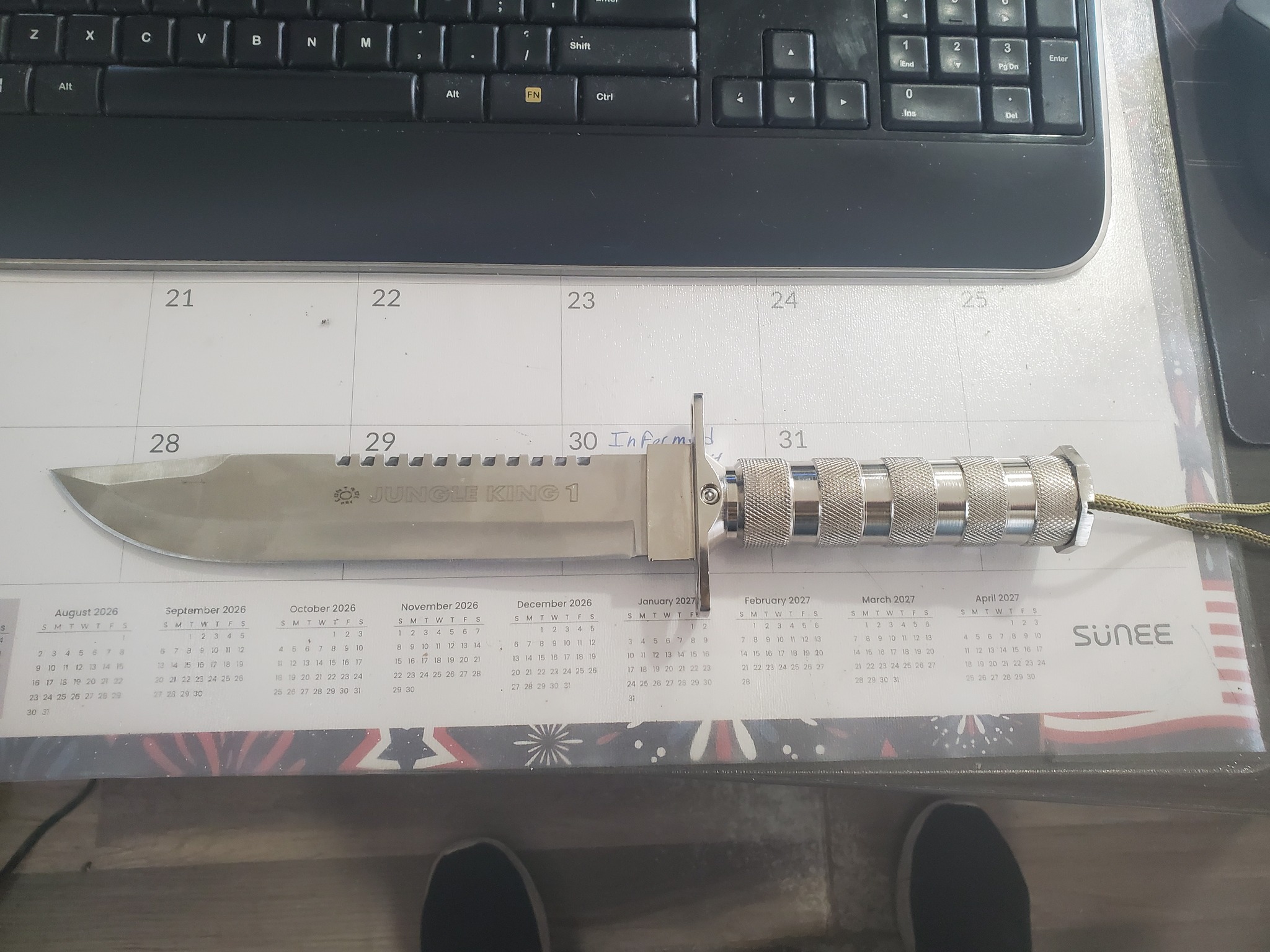 Submitted photo of Jungle King 1 survival knife (not authenticated)