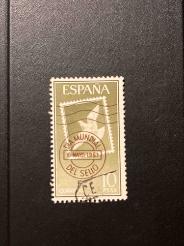 Spain 1961 World Stamp Day (Día Mundial del Sello) 10 Ptas Postage Stamp