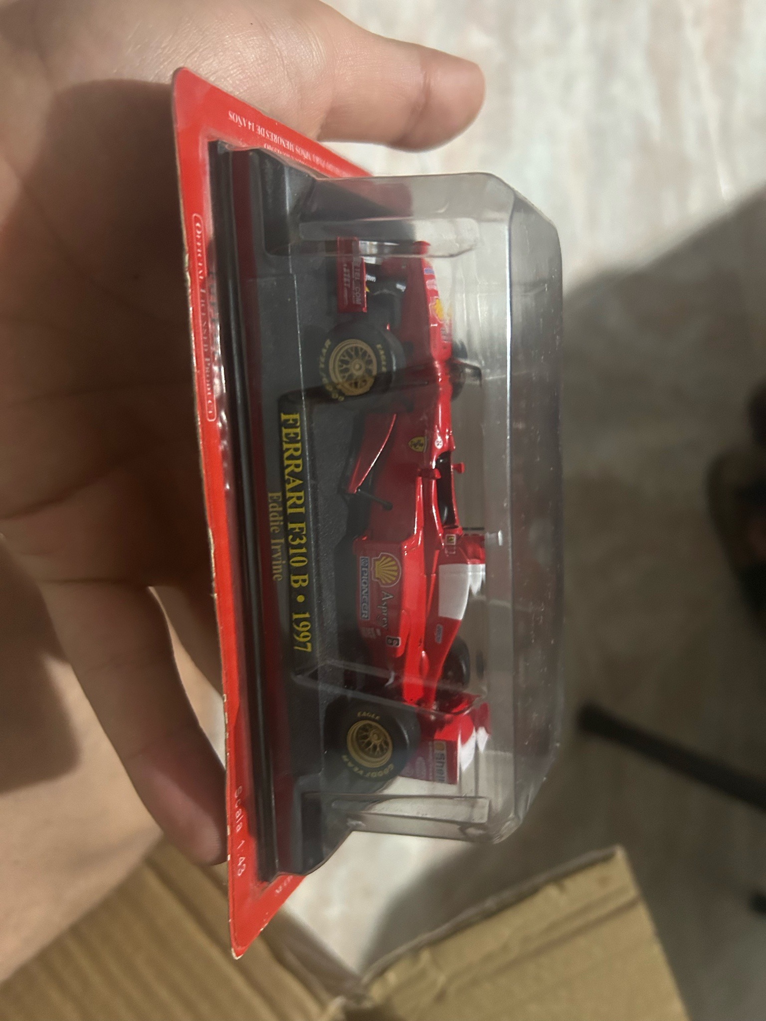 Submitted photo of Diecast model car, Ferrari F310 B 1997 Eddie Irvine (not authenticated)